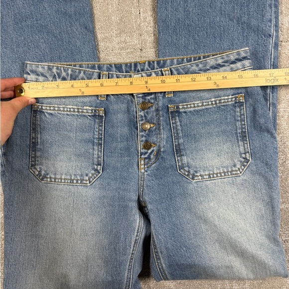 Saint Laurent YSL Y2K Exposed Button Fly Bootcut D27 Jean Sz 28 - Picture 6 of 10